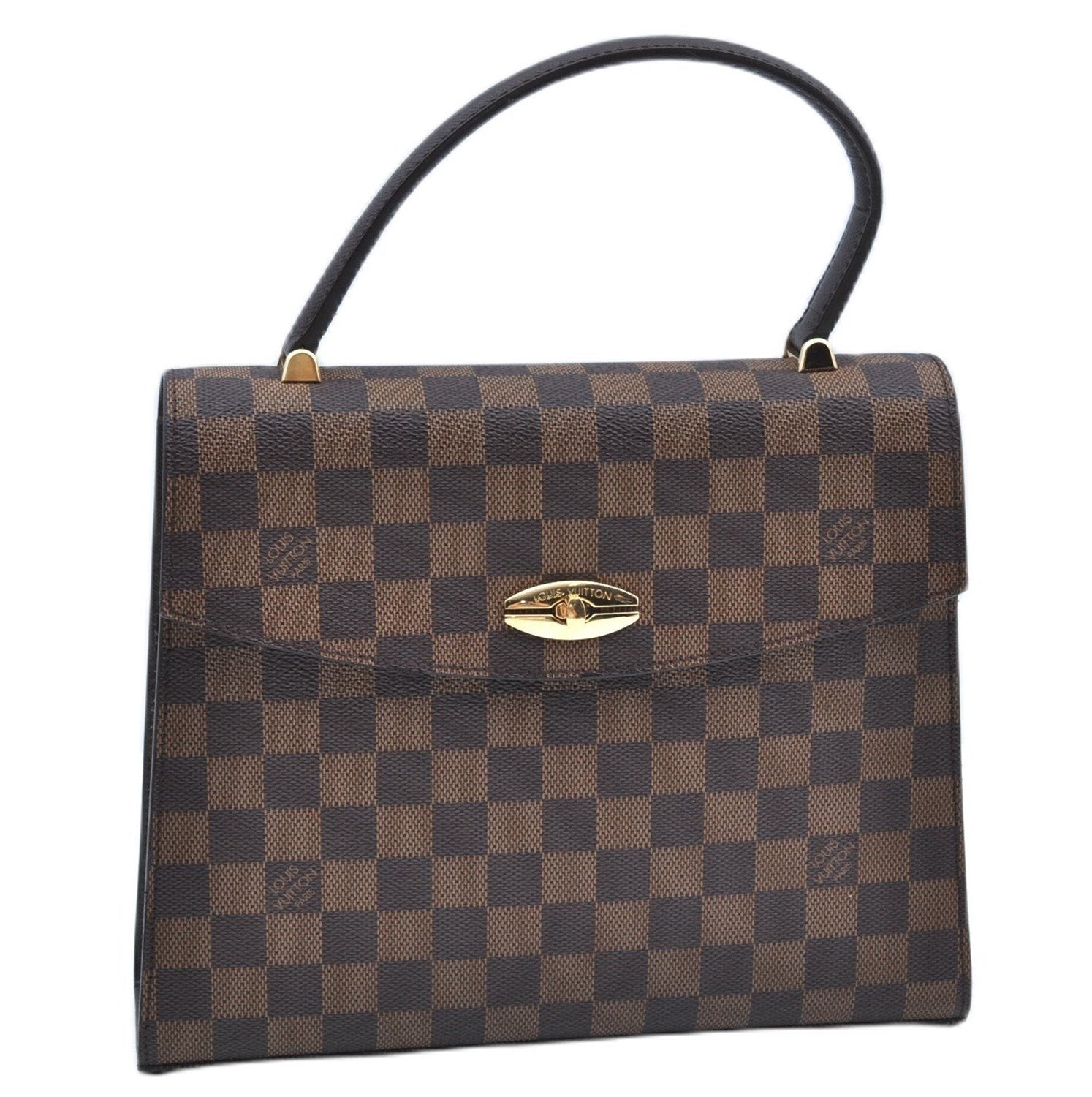 Authentic Louis Vuitton Damier Malesherbes Hand Bag Purse N51379 LV J9142