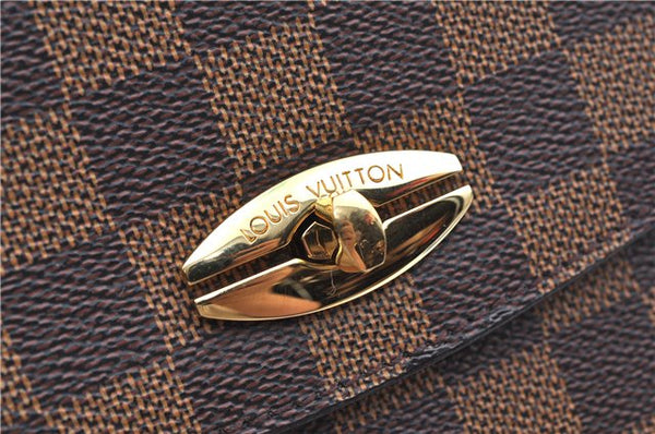 Authentic Louis Vuitton Damier Malesherbes Hand Bag Purse N51379 LV J9142