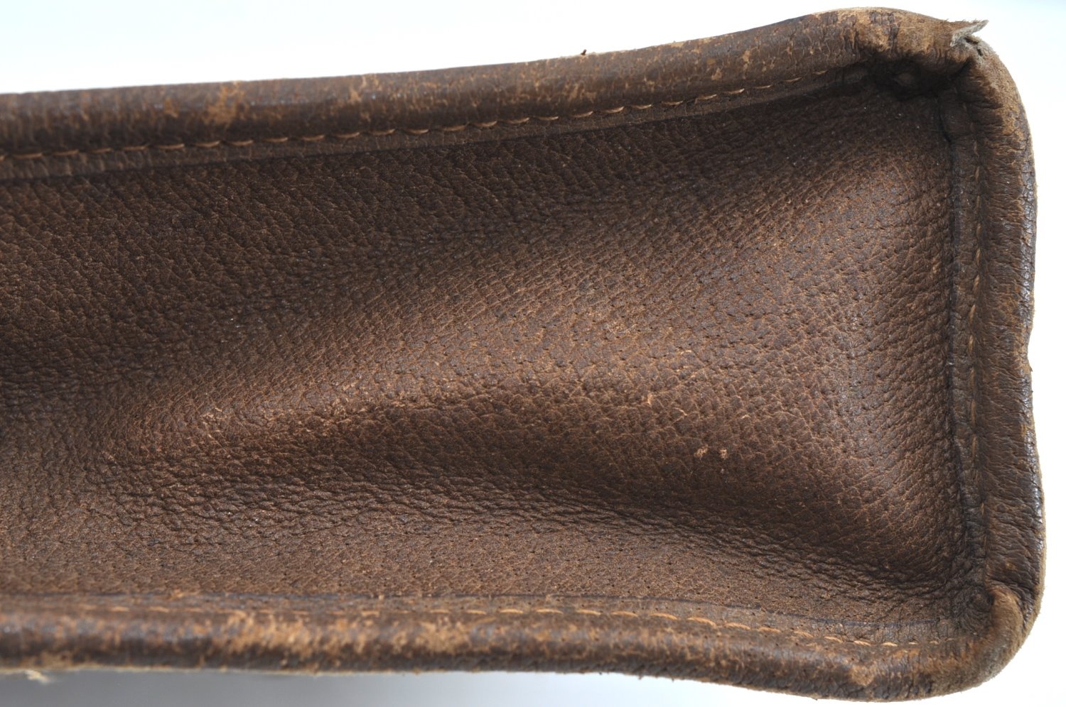 Authentic GUCCI Clutch Hand Bag Purse GG Plus PVC Leather Brown J9157