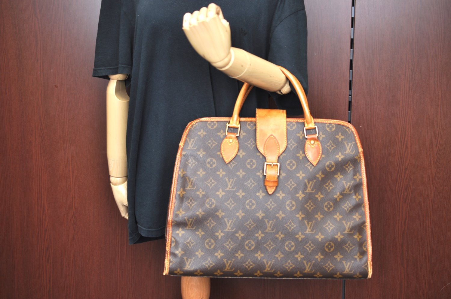 Authentic Louis Vuitton Monogram Rivoli Business Hand Bag M53380 LV J9186