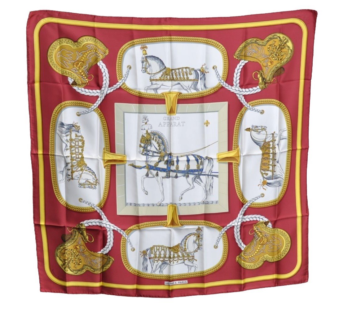 Authentic HERMES Carre 90 Scarf 