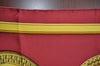 Authentic HERMES Carre 90 Scarf "GRAND APPARAT" Silk Bordeaux Red J9204