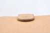 Authentic CHANEL Caviar Skin CC Logo Bifold Wallet Purse Beige J9213