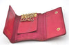 Authentic CHANEL Caviar Skin 5 Key Case Holder CC Logo Pink J9215