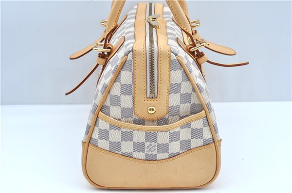 Authentic Louis Vuitton Damier Azur Berkeley Hand Boston Bag N52001 LV J9225