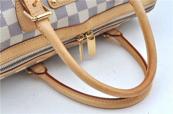 Authentic Louis Vuitton Damier Azur Berkeley Hand Boston Bag N52001 LV J9225