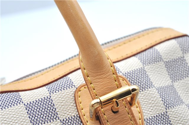 Authentic Louis Vuitton Damier Azur Berkeley Hand Boston Bag N52001 LV J9225