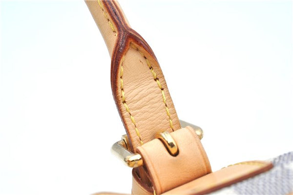 Authentic Louis Vuitton Damier Azur Berkeley Hand Boston Bag N52001 LV J9225