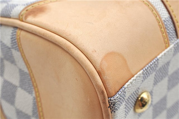 Authentic Louis Vuitton Damier Azur Berkeley Hand Boston Bag N52001 LV J9225