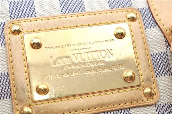 Authentic Louis Vuitton Damier Azur Berkeley Hand Boston Bag N52001 LV J9225