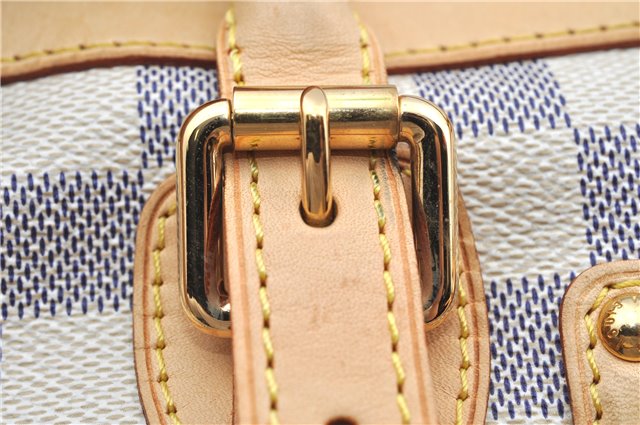 Authentic Louis Vuitton Damier Azur Berkeley Hand Boston Bag N52001 LV J9225