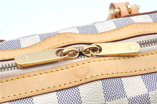 Authentic Louis Vuitton Damier Azur Berkeley Hand Boston Bag N52001 LV J9225