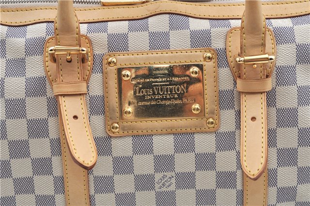 Authentic Louis Vuitton Damier Azur Berkeley Hand Boston Bag N52001 LV J9225