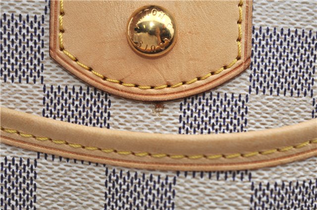 Authentic Louis Vuitton Damier Azur Berkeley Hand Boston Bag N52001 LV J9225