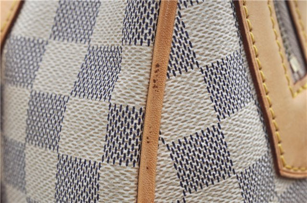 Authentic Louis Vuitton Damier Azur Berkeley Hand Boston Bag N52001 LV J9225