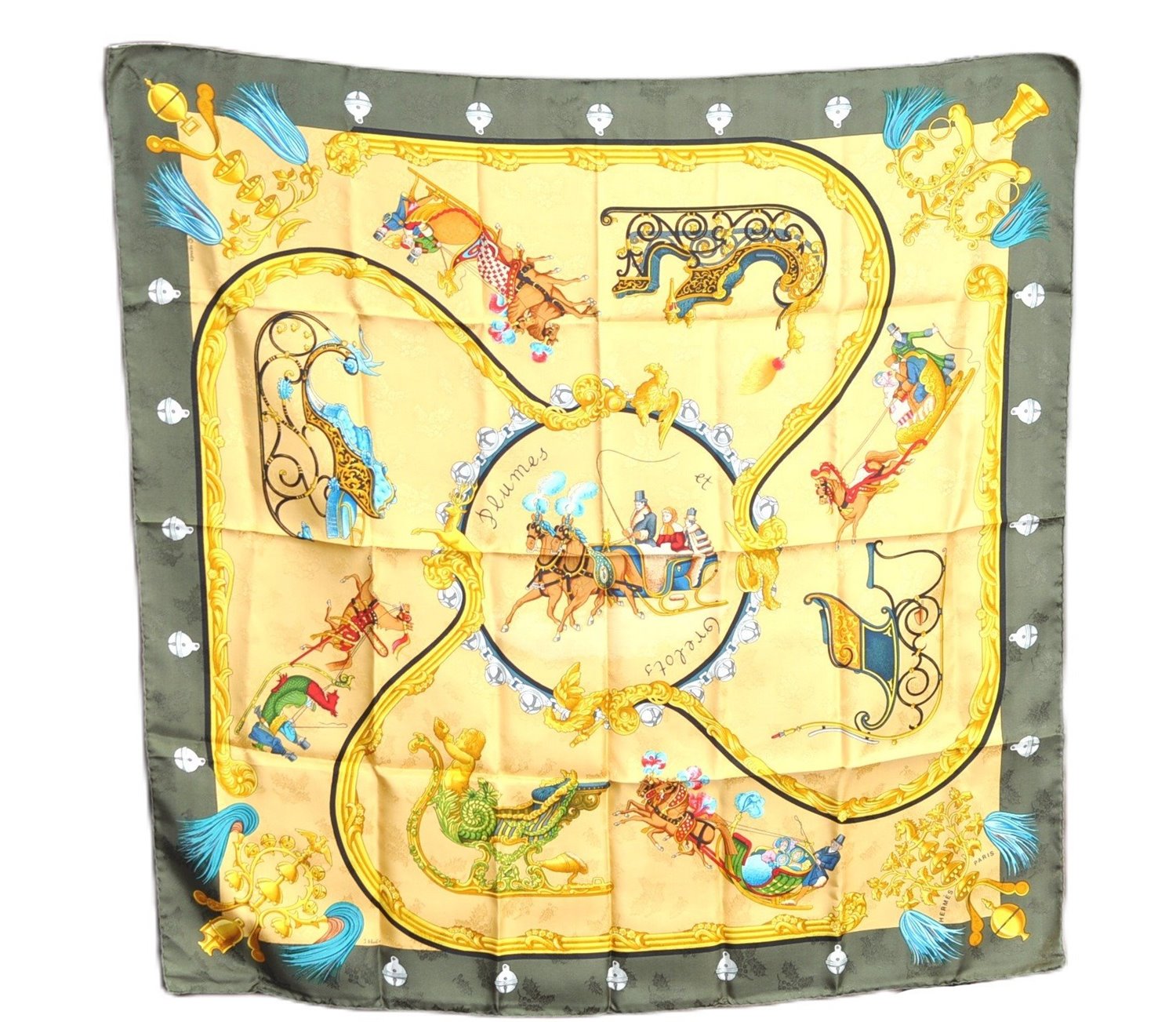 Authentic HERMES Carre 90 Scarf 