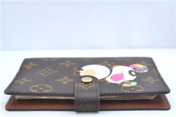 Authentic Louis Vuitton Monogram Panda Agenda Notebook Cover R20011 LV J9291
