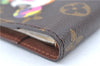 Authentic Louis Vuitton Monogram Panda Agenda Notebook Cover R20011 LV J9291