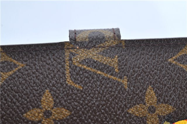 Authentic Louis Vuitton Monogram Panda Agenda Notebook Cover R20011 LV J9291