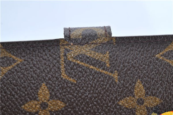 Authentic Louis Vuitton Monogram Panda Agenda Notebook Cover R20011 LV J9291