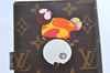 Authentic Louis Vuitton Monogram Panda Agenda Notebook Cover R20011 LV J9291