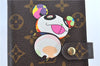 Authentic Louis Vuitton Monogram Panda Agenda Notebook Cover R20011 LV J9291