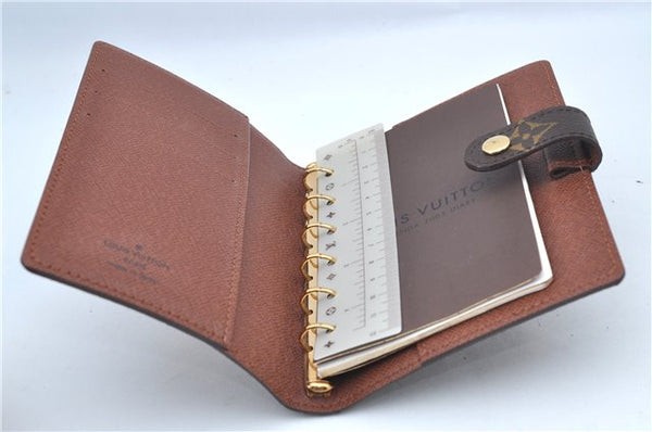 Authentic Louis Vuitton Monogram Panda Agenda Notebook Cover R20011 LV J9291
