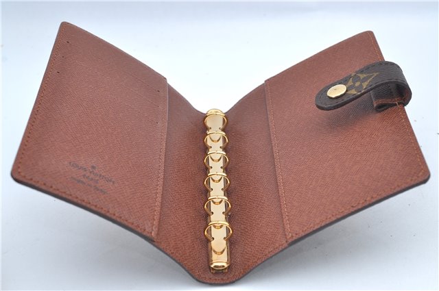 Authentic Louis Vuitton Monogram Panda Agenda Notebook Cover R20011 LV J9291