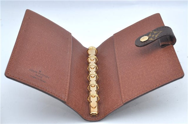 Authentic Louis Vuitton Monogram Panda Agenda Notebook Cover R20011 LV J9291