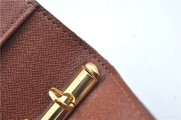 Authentic Louis Vuitton Monogram Panda Agenda Notebook Cover R20011 LV J9291