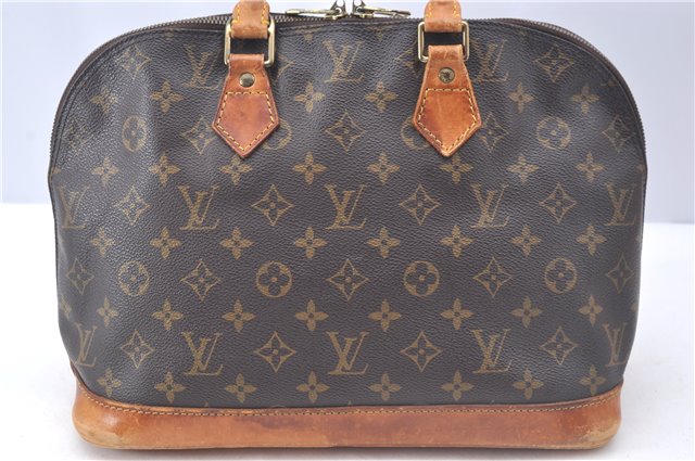 Authentic Louis Vuitton Monogram Alma Hand Bag Purse M51130 LV J9298