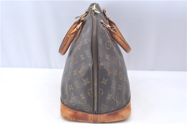 Authentic Louis Vuitton Monogram Alma Hand Bag Purse M51130 LV J9298