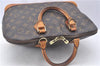 Authentic Louis Vuitton Monogram Alma Hand Bag Purse M51130 LV J9298