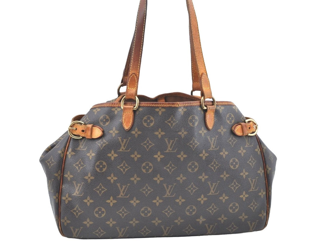 Authentic Louis Vuitton Monogram Batignolles Horizontal Tote Bag M51154 LV J9311