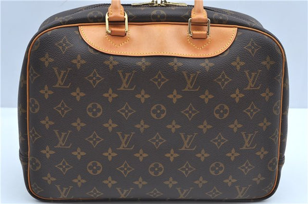 Authentic Louis Vuitton Monogram Deauville Hand Bag M47270 LV J9312