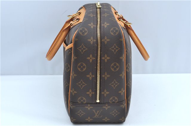 Authentic Louis Vuitton Monogram Deauville Hand Bag M47270 LV J9312