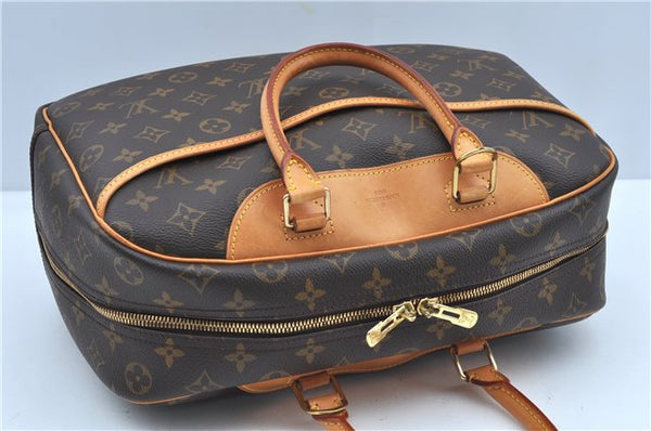 Authentic Louis Vuitton Monogram Deauville Hand Bag M47270 LV J9312