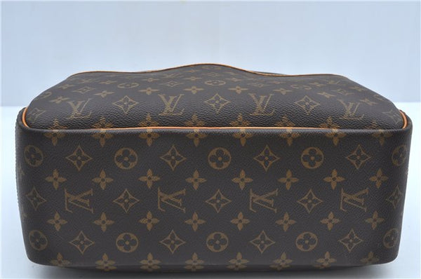 Authentic Louis Vuitton Monogram Deauville Hand Bag M47270 LV J9312
