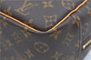 Authentic Louis Vuitton Monogram Deauville Hand Bag M47270 LV J9312