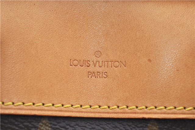 Authentic Louis Vuitton Monogram Deauville Hand Bag M47270 LV J9312