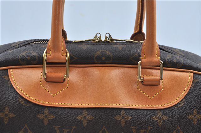 Authentic Louis Vuitton Monogram Deauville Hand Bag M47270 LV J9312