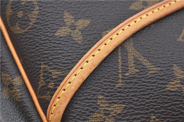 Authentic Louis Vuitton Monogram Deauville Hand Bag M47270 LV J9312