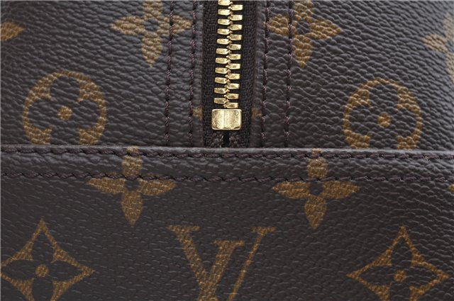 Authentic Louis Vuitton Monogram Deauville Hand Bag M47270 LV J9312