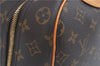 Authentic Louis Vuitton Monogram Deauville Hand Bag M47270 LV J9312