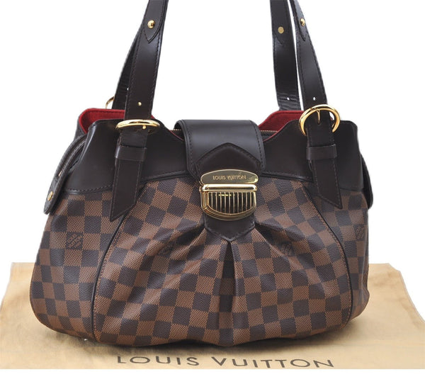 Authentic Louis Vuitton Damier Sistina PM Shoulder Hand Bag N41542 LV J9322