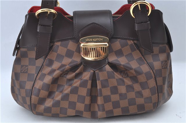 Authentic Louis Vuitton Damier Sistina PM Shoulder Hand Bag N41542 LV J9322