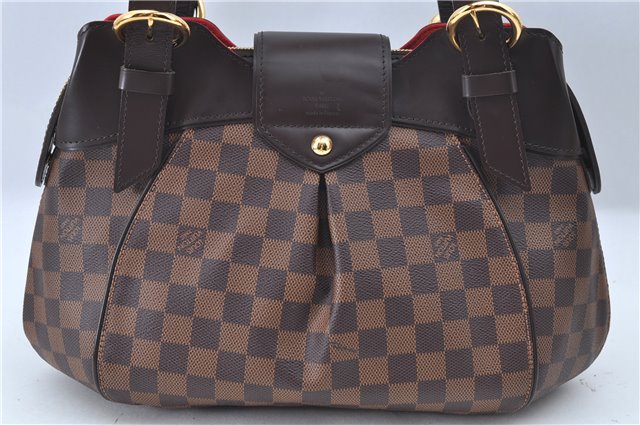 Authentic Louis Vuitton Damier Sistina PM Shoulder Hand Bag N41542 LV J9322