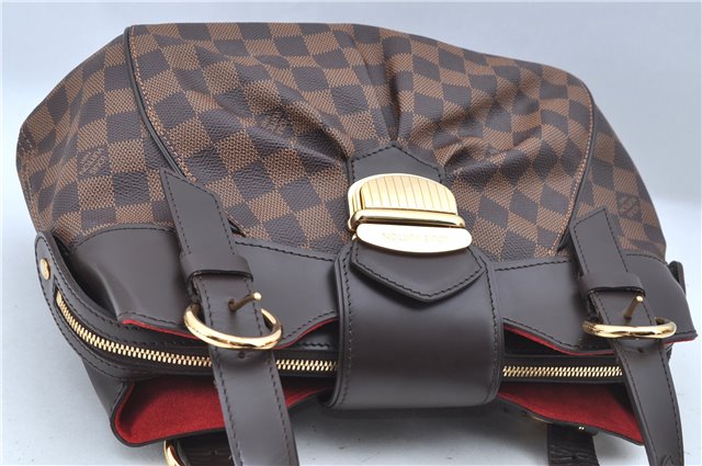 Authentic Louis Vuitton Damier Sistina PM Shoulder Hand Bag N41542 LV J9322