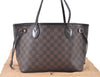 Authentic Louis Vuitton Damier Neverfull PM Shoulder Tote Bag N51109 LV J9324