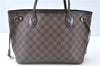 Authentic Louis Vuitton Damier Neverfull PM Shoulder Tote Bag N51109 LV J9324